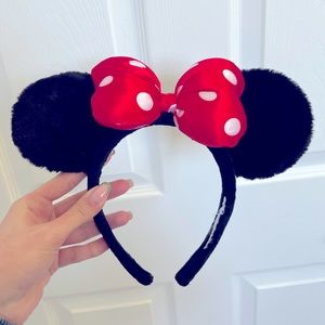 DISNEY minnie mouse plush headband